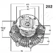 Embrayage, ventilateur de radiateur ASHIKA 36-02-202 - Visuel 3