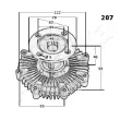 Embrayage, ventilateur de radiateur ASHIKA 36-02-207 - Visuel 3