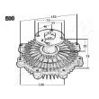 Embrayage, ventilateur de radiateur ASHIKA 36-05-500 - Visuel 3