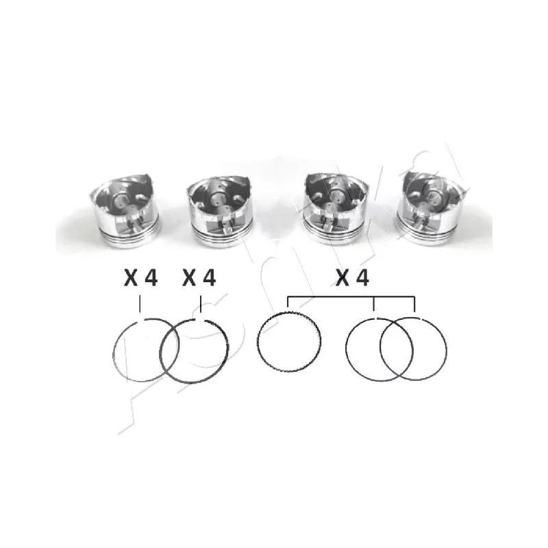 Piston ASHIKA 39-607M