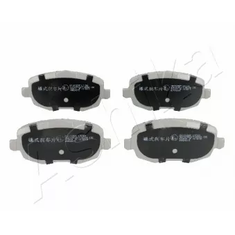 Jeu de 4 plaquettes de frein avant ASHIKA 50-00-0025