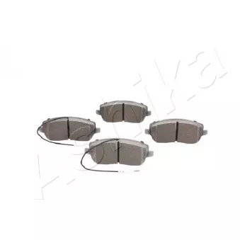 Jeu de 4 plaquettes de frein avant ASHIKA 50-00-0028