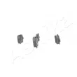 Jeu de 4 plaquettes de frein avant ASHIKA 50-00-0031 - Visuel 2