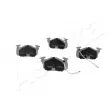 Jeu de 4 plaquettes de frein avant ASHIKA 50-00-0035 - Visuel 3