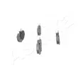 Jeu de 4 plaquettes de frein avant ASHIKA 50-00-0039 - Visuel 3
