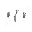 Jeu de 4 plaquettes de frein avant ASHIKA 50-00-0048 - Visuel 2