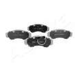 Jeu de 4 plaquettes de frein avant ASHIKA 50-00-0054 - Visuel 3