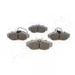 Jeu de 4 plaquettes de frein avant ASHIKA 50-00-0055 - Visuel 1