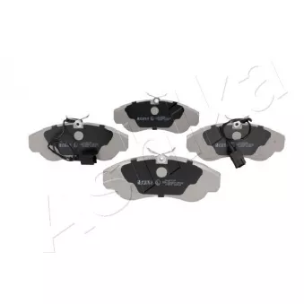 Jeu de 4 plaquettes de frein avant ASHIKA 50-00-0057