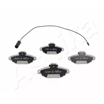 Jeu de 4 plaquettes de frein avant ASHIKA 50-00-0058