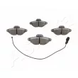 Jeu de 4 plaquettes de frein avant ASHIKA 50-00-0058 - Visuel 2
