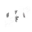 Jeu de 4 plaquettes de frein avant ASHIKA 50-00-0059 - Visuel 2