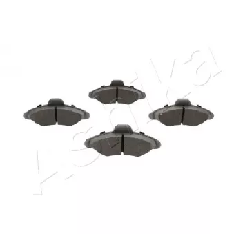 Jeu de 4 plaquettes de frein avant ASHIKA 50-00-0066