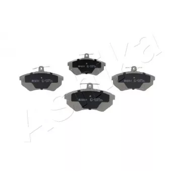 Jeu de 4 plaquettes de frein avant ASHIKA 50-00-0082