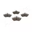 Jeu de 4 plaquettes de frein avant ASHIKA 50-00-0083 - Visuel 2