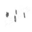 Jeu de 4 plaquettes de frein avant ASHIKA 50-00-0084 - Visuel 3