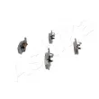 Jeu de 4 plaquettes de frein avant ASHIKA 50-00-0085 - Visuel 2