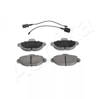 Jeu de 4 plaquettes de frein avant ASHIKA 50-00-0087