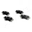 Jeu de 4 plaquettes de frein avant ASHIKA 50-00-0089 - Visuel 3