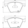 Jeu de 4 plaquettes de frein avant ASHIKA 50-00-0129 - Visuel 2