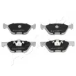 Jeu de 4 plaquettes de frein avant ASHIKA 50-00-0229 - Visuel 1