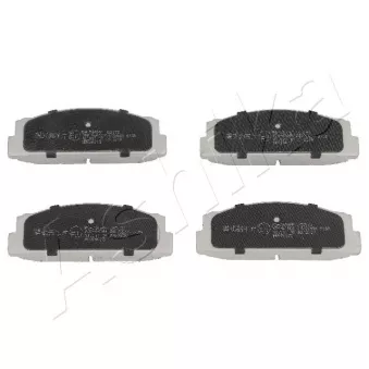 Jeu de 4 plaquettes de frein avant ASHIKA 50-00-0249