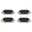 Jeu de 4 plaquettes de frein avant ASHIKA 50-00-0321 - Visuel 1