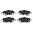 Jeu de 4 plaquettes de frein avant ASHIKA 50-00-0323 - Visuel 1