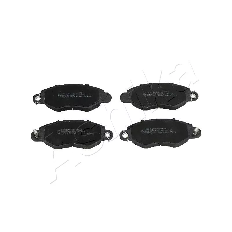 Jeu de 4 plaquettes de frein avant ASHIKA 50-00-0350