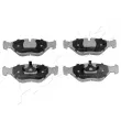 Jeu de 4 plaquettes de frein avant ASHIKA 50-00-0414 - Visuel 1