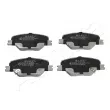 Jeu de 4 plaquettes de frein avant ASHIKA 50-00-0417 - Visuel 1