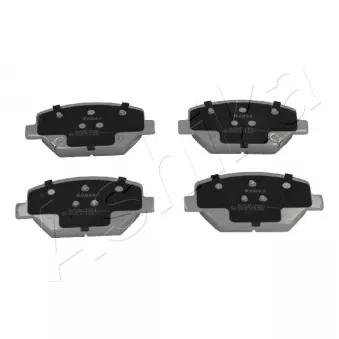 Jeu de 4 plaquettes de frein avant ASHIKA 50-00-0418