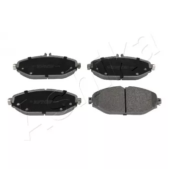 Jeu de 4 plaquettes de frein avant ASHIKA 50-00-0533