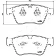Jeu de 4 plaquettes de frein avant ASHIKA 50-00-0536 - Visuel 2