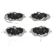 Jeu de 4 plaquettes de frein avant ASHIKA 50-00-0619 - Visuel 1