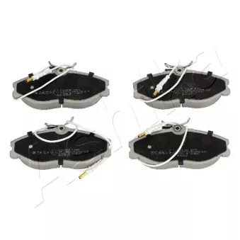Jeu de 4 plaquettes de frein avant ASHIKA 50-00-0658