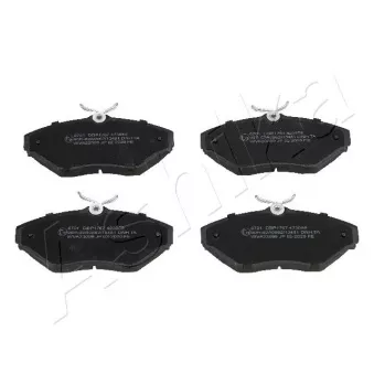 Jeu de 4 plaquettes de frein avant ASHIKA 50-00-0701