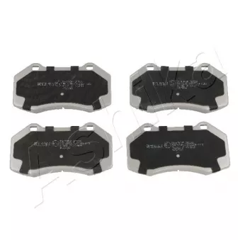 Jeu de 4 plaquettes de frein avant ASHIKA 50-00-0703