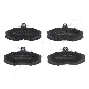 Jeu de 4 plaquettes de frein avant ASHIKA 50-00-0939