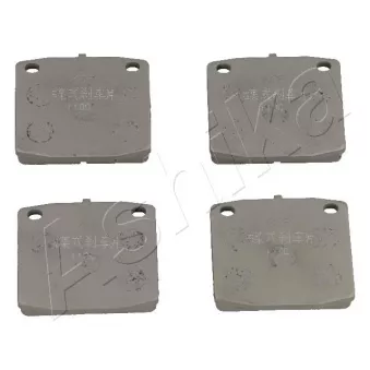 Jeu de 4 plaquettes de frein avant ASHIKA