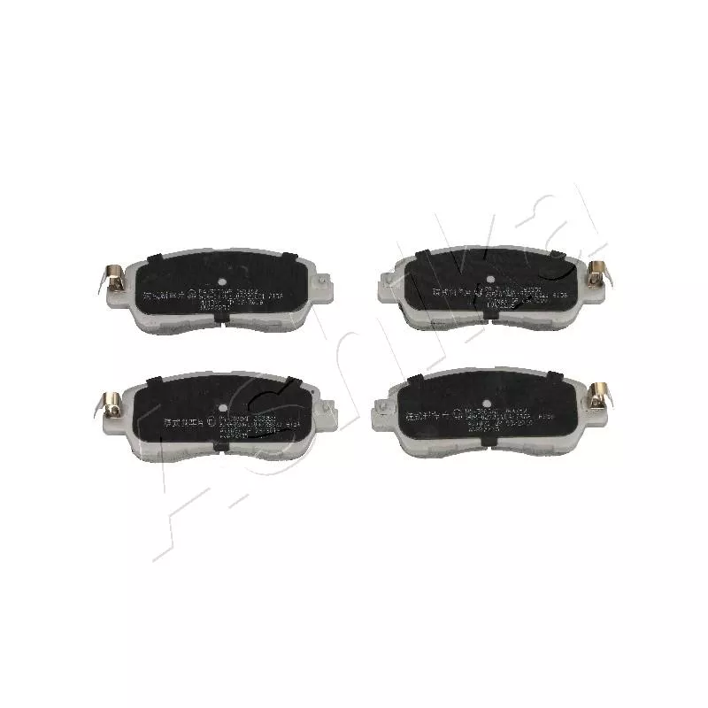 Jeu de 4 plaquettes de frein avant ASHIKA 50-03-3000