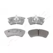 Jeu de 4 plaquettes de frein avant ASHIKA 50-03-3003 - Visuel 1