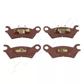 Jeu de 4 plaquettes de frein avant ASHIKA 50-03-303