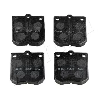 Jeu de 4 plaquettes de frein avant ASHIKA 50-03-304