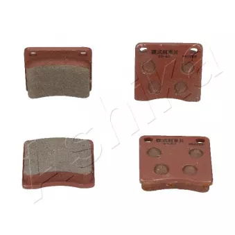 Jeu de 4 plaquettes de frein avant ASHIKA 50-04-402