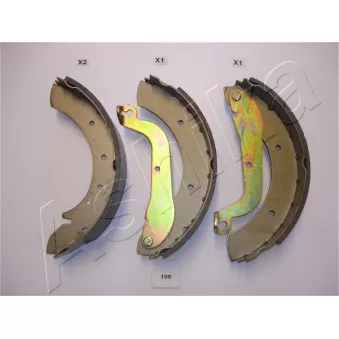 Jeu de mâchoires de frein ASHIKA