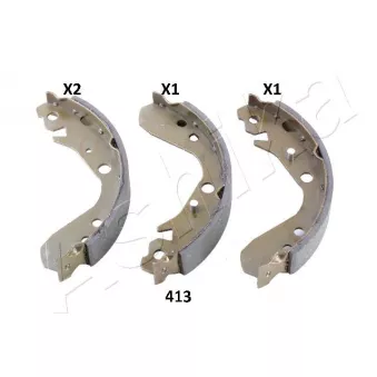 Jeu de mâchoires de frein ASHIKA