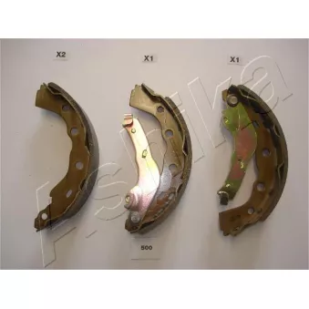Jeu de mâchoires de frein ASHIKA