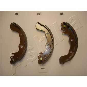 Jeu de mâchoires de frein ASHIKA