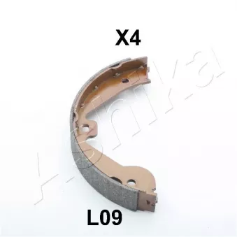 Jeu de mâchoires de frein, frein de stationnement ASHIKA 55-0L-L09